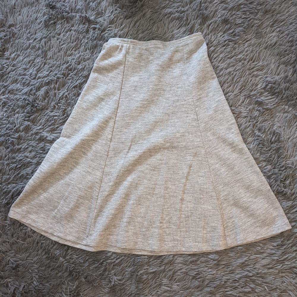 Vintage jersey skirt heather gray